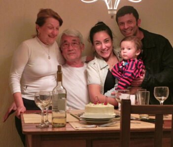 Lilian, Tetsuo, Mirna, Pablo e Benicio