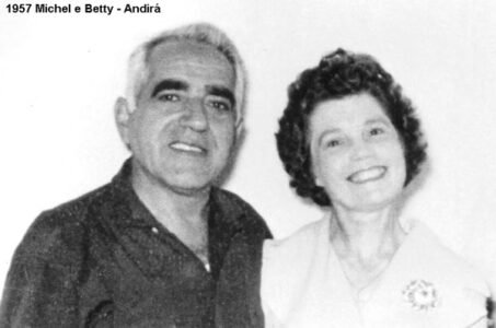 Michel e Beth em 1957