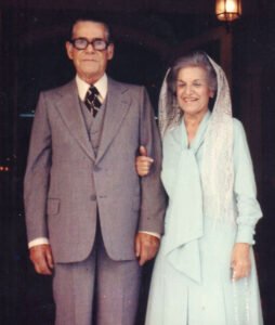 Casamento de OLGA com MANOEL CARVALHO LIMA, 10 de setembro de 1970, em Monte Alto.